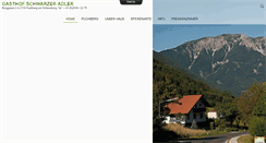 Desktop Screenshot of gasthof-schwarzeradler.at
